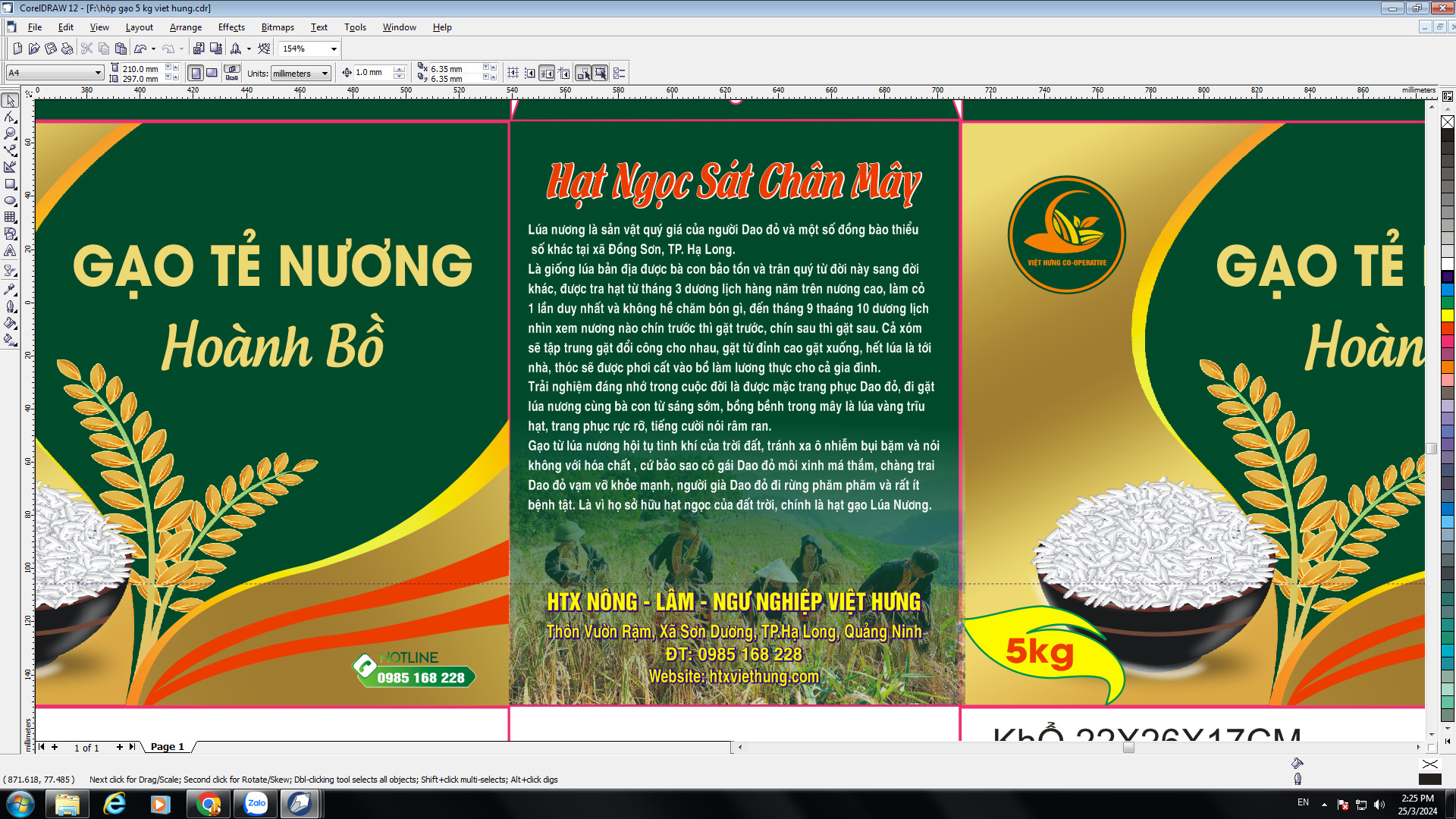 Gạo tẻ nương Hoành Bồ